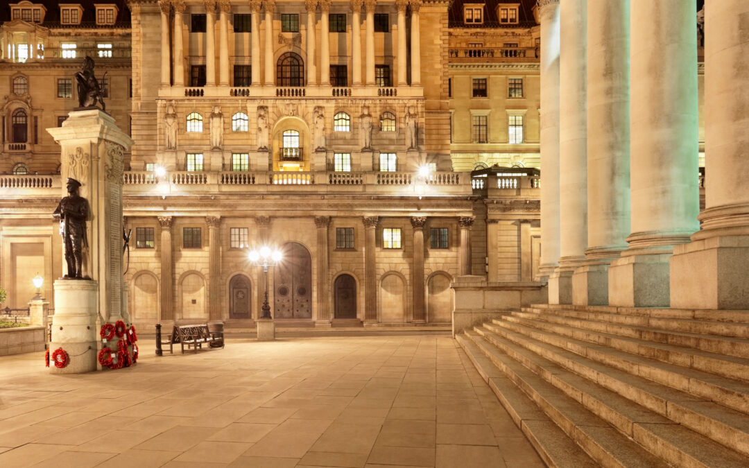 The Bank of England increases its base rate to 1%